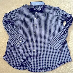 Nautica classic fit men’s long sleeve button down shirt size 16 34/35